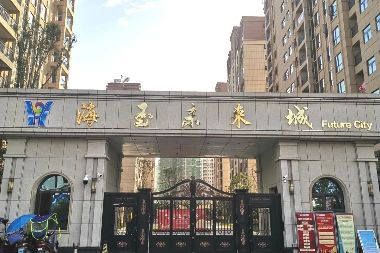 湖北恩施海玉未來城陽臺護(hù)欄百葉窗鋁藝門項目案例